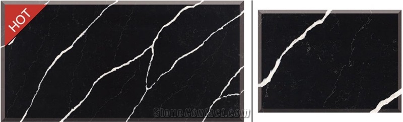 Black Artificial Quartz Stone 